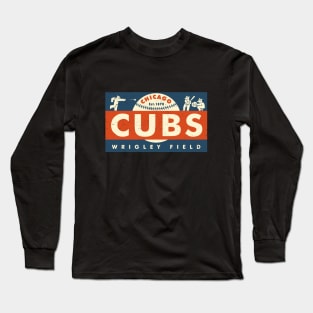 Throwback Chicago Cubs by Buck Tee Long Sleeve T-Shirt